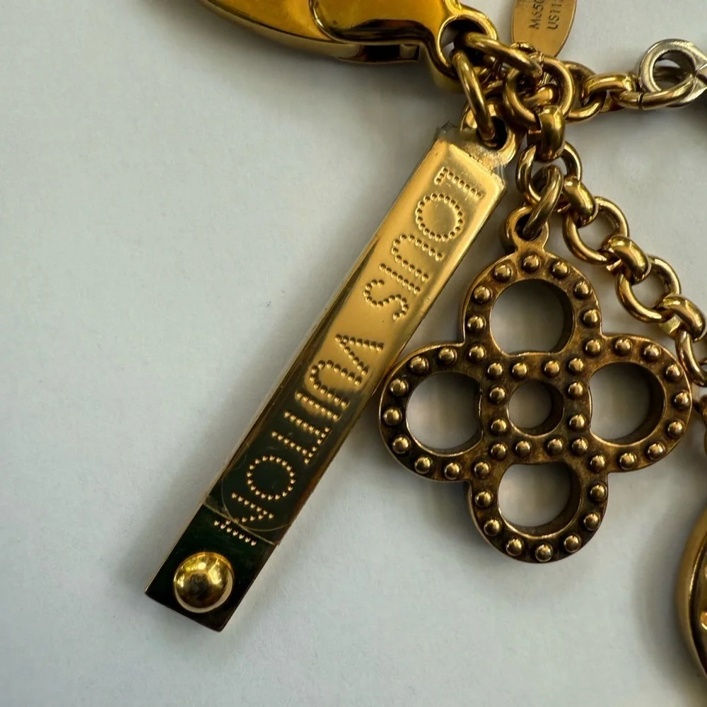 LOUIS VUITTON Cert  Auth Bijoux Sac Tapage Bag Charm Keychain w/ COA, box & bag - Picture 13 of 13